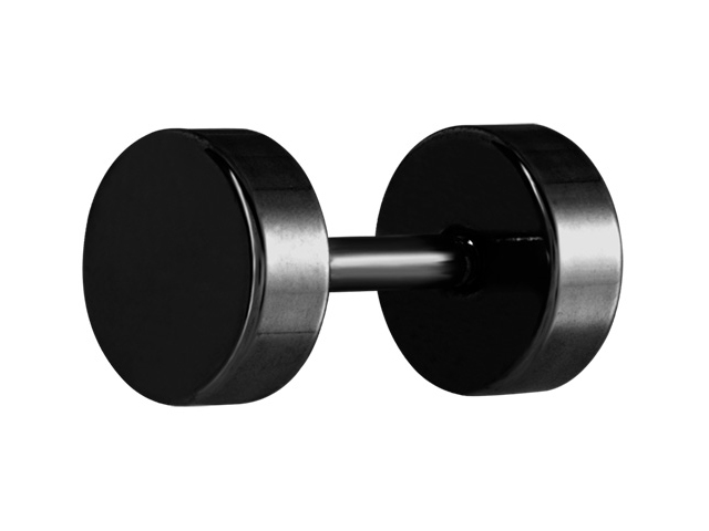 SS316L BLACK STEEL FAKE PLUGS