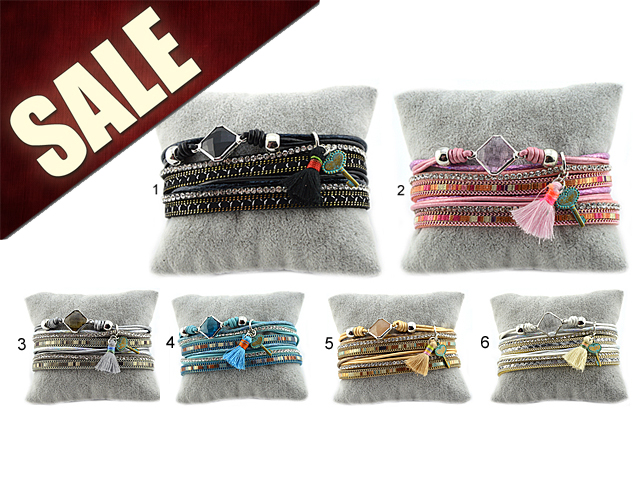 Alcantara-Leder Mix "Esmeralda"