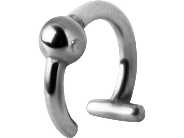 SS316L 7MM FAKE CARTILAGE BCR CLIP W. 3MM BALL