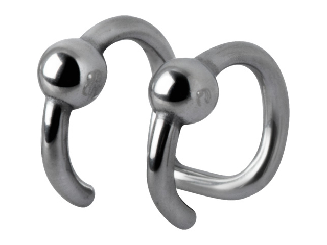 SS316L 7MM FAKE CARTILAGE BCR CLIP W. 3MM BALL