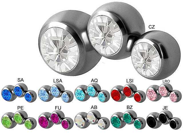 SS316L MICRO JEWELLED BALLS (TRIPLET)