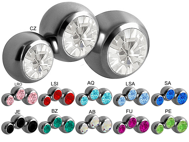 SS316L MICRO JEWELLED BALLS (TRIPLET)