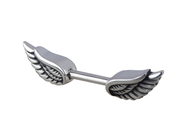 SS316L DOUBLE HELIX MICRO BARBELLS (WINGS)