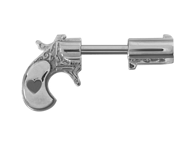 SS316L DOUBLE HELIX MICRO BARBELLS (GUN)