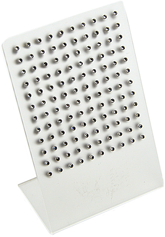 Display Titan Ohrstecker mit Swarovskisteinen (3MM)