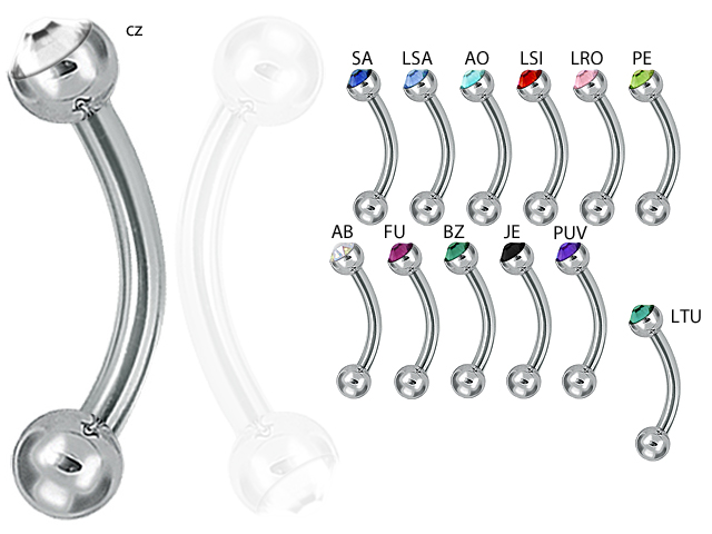 JEWELLED MICRO BANANAS (2.5mm BALLS)