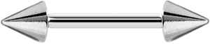 SS316L MICRO BARBELL W. CONES