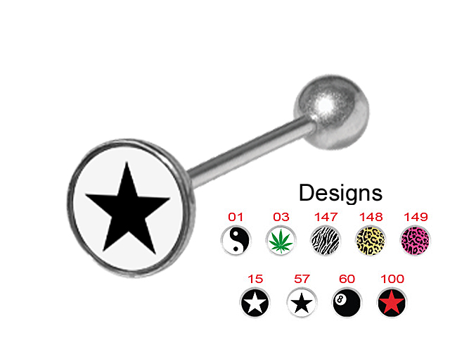 SS316L PICTURE BARBELLS