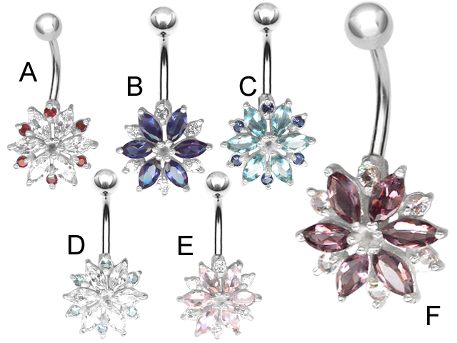 SILVER BANANA WITH CUBIC ZIRCONIA