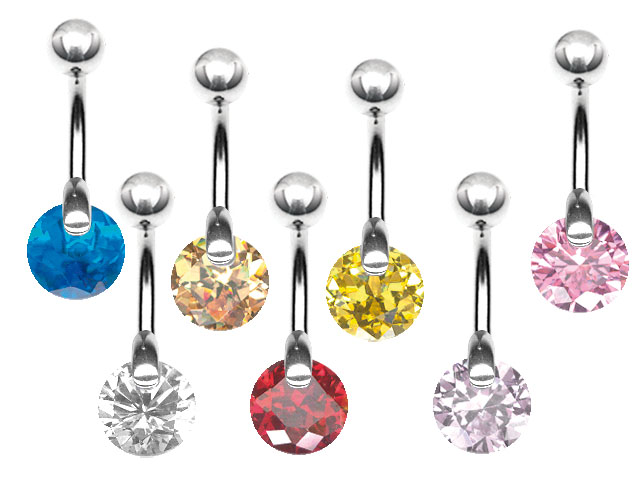 SILVER BANANA WITH TURNABLE CUBIC ZIRCONIA