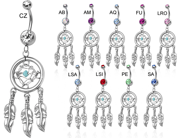 SS316L DOUBLE JEWELLED BANANA