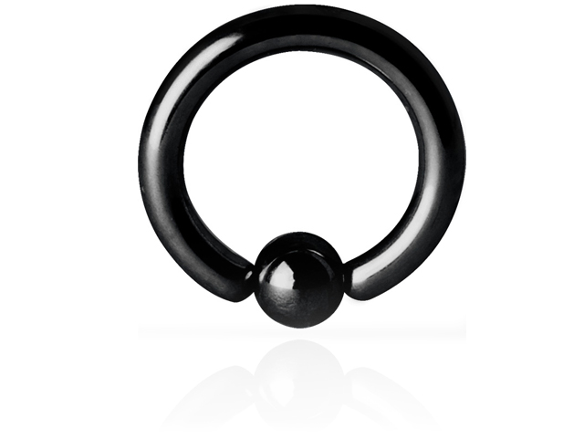 SS316L BLACK STEEL BALL CLOSURE RINGS