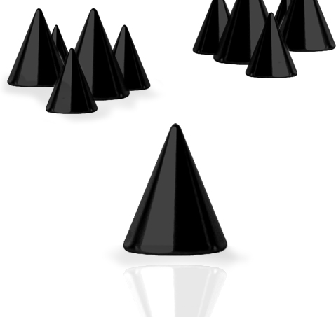 SS316L BLACK STEEL MICRO CONES