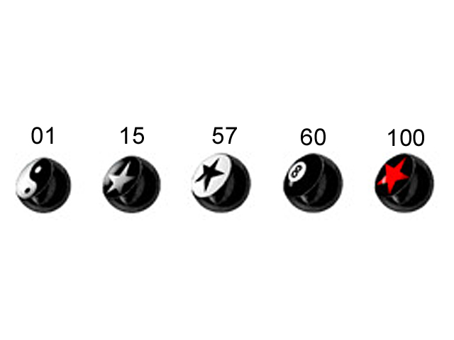 SS316L BLACK STEEL PICTURE MICRO BALLS