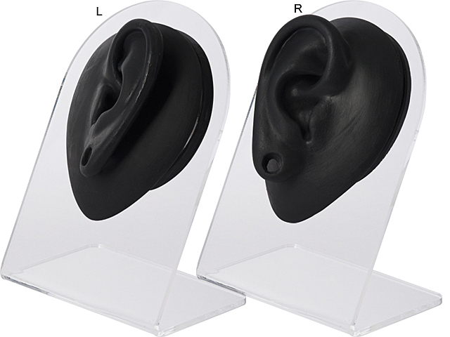 SILICONE BODY PARTS DISPLAY WITH ACRYLIC STAND (PLUG EAR)