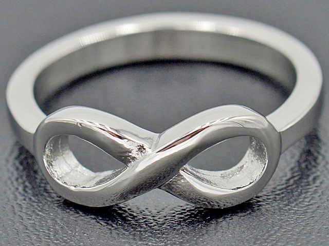 Edelstahlring "Infinity"