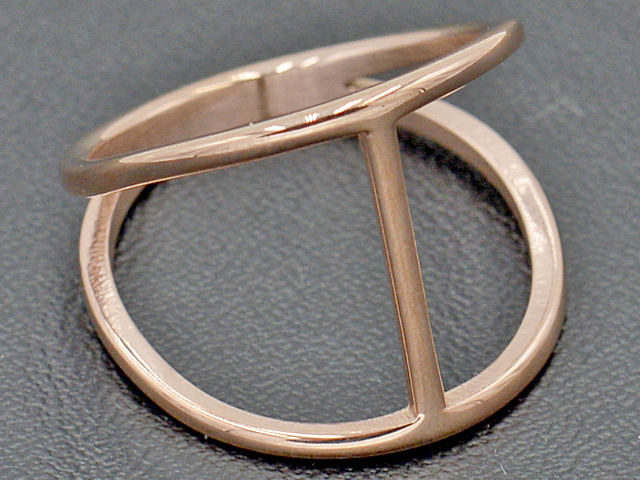 Edelstahlring "Rosegold"