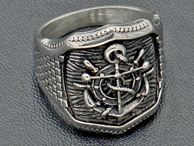 Edelstahlring "Anker"