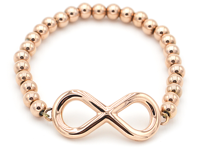 Edelstahlarmband "Infinty" rosegold