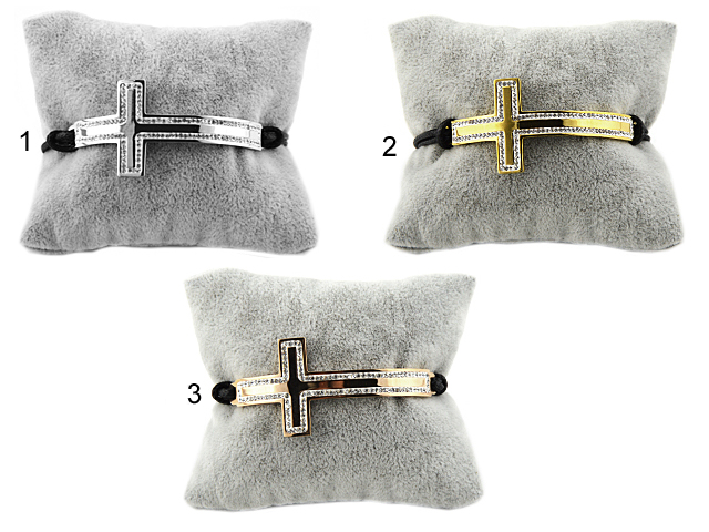 Edelstahlarmband "Kreuz"