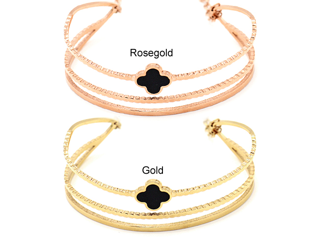 Edelstahlarmreif "Syndra"