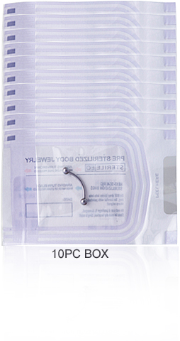 (10PC BOX) STERILIZED TITANIUM MICRO BANANAS