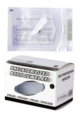 (10PC BOX) DERMAL ANCHOR W. JEWELLED DISC (0.8MM INT)