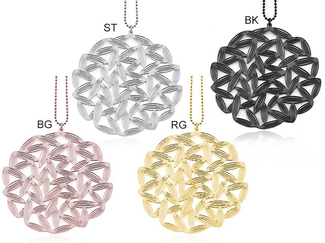 Edelstahlkette mit Anhänger GOLD