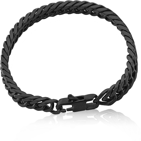 EDELSTAHLARMBAND "PVD" SCHWARZ