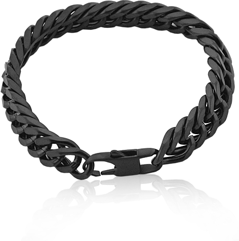 EDELSTAHLARMBAND "PVD" SCHWARZ