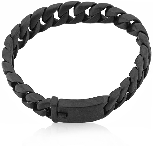 EDELSTAHLARMBAND "PVD" SCHWARZ