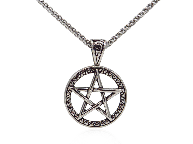 EDELSTAHLANHÄNGER "PENTAGRAM"