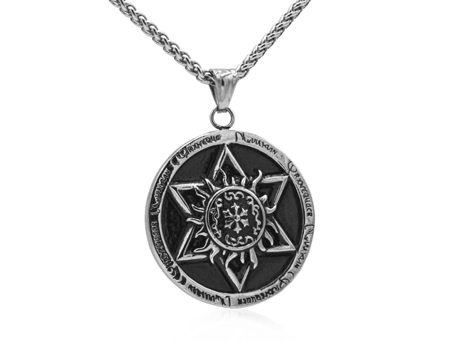 EDELSTAHLANHÄNGER "SONNENSCHEIBE"