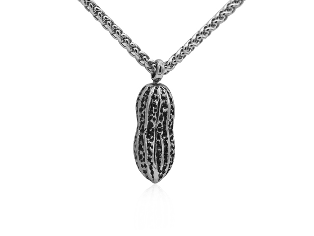 EDELSTAHLANHÄNGER "ERDNUSS"