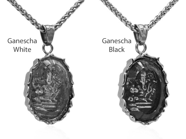 EDELSTAHLANHÄNGER "GANESCHA"