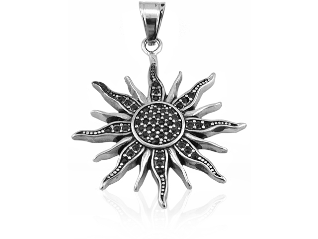 EDELSTAHLANHÄNGER "SONNE"