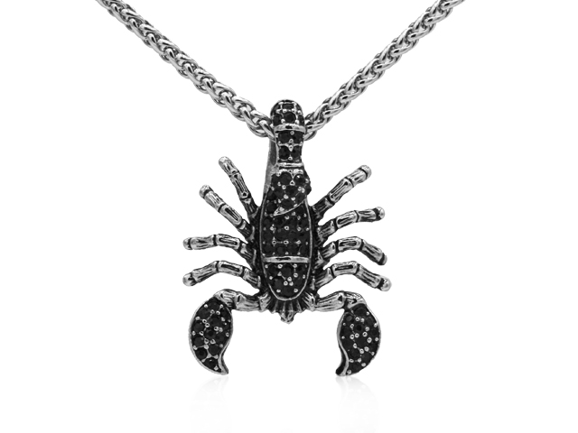 EDELSTAHLANHÄNGER "SKORPION"