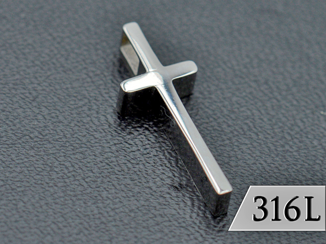 EDELSTAHLANHÄNGER "KREUZ"