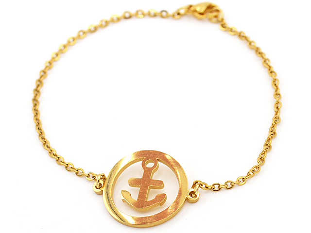 Edelstahlarmband "Anker"