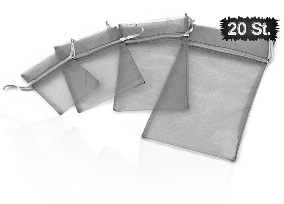 Organzasaeckchen Silber (20ST)