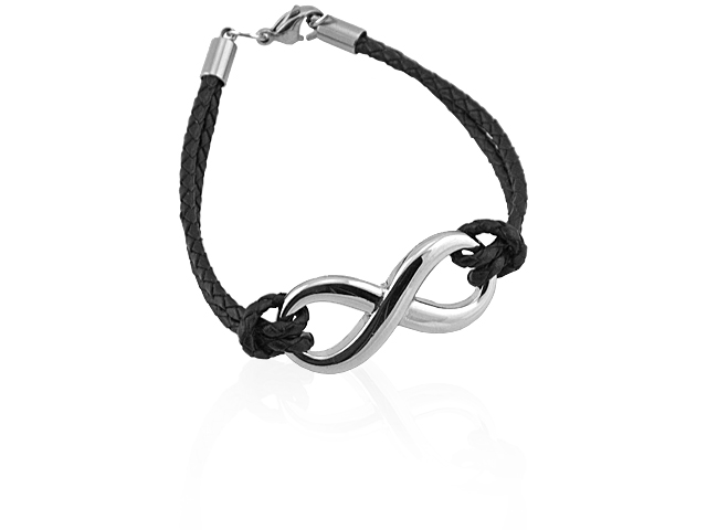 Lederarmband "Infinity"