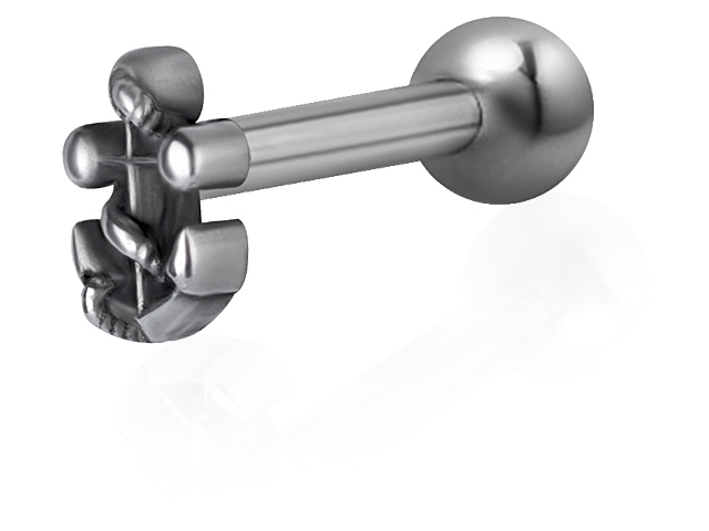 SS316L ONE SIDE INT. THREADED MICRO BARBELLS (ANCHOR) (0.8mm INT