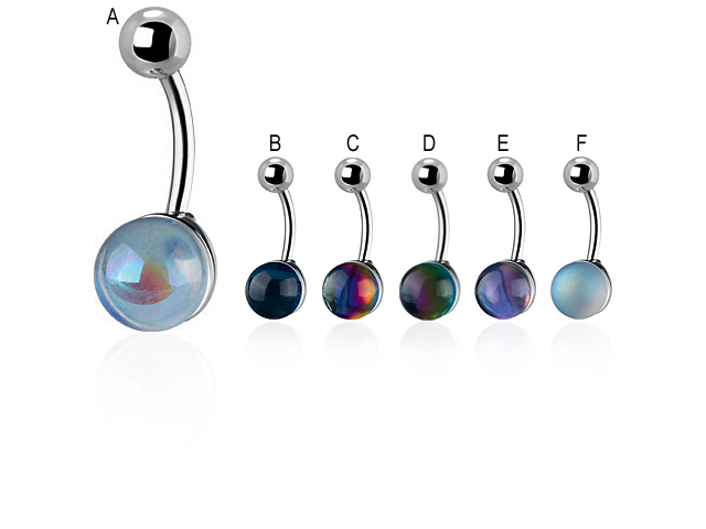 SS316L  CRYSTAL BALL(8MM) BANANA