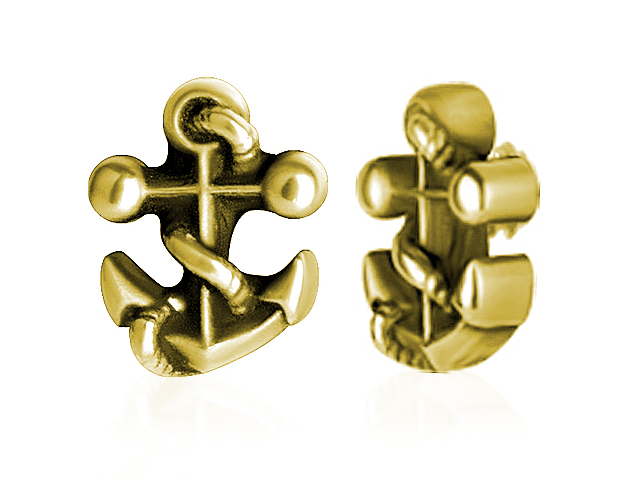 SS316L GOLD PVD MICRO ATTACHMENT (ANCHOR) (FOR 1.2 INTERNAL)