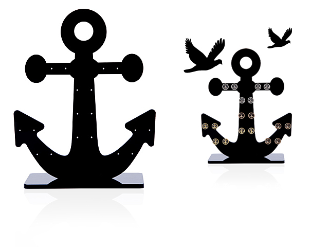 EMPTY SMALL ACRYLIC STAND FOR EARSTUDS (9 PAIRS)