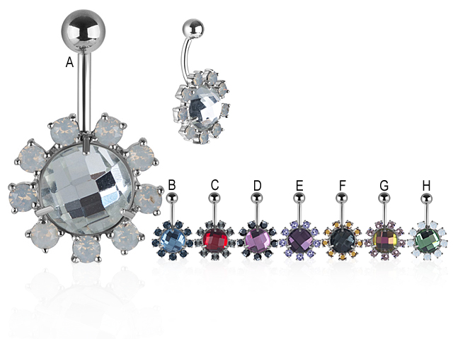 SS316L SWAROVSKI® CRYSTAL BANANA