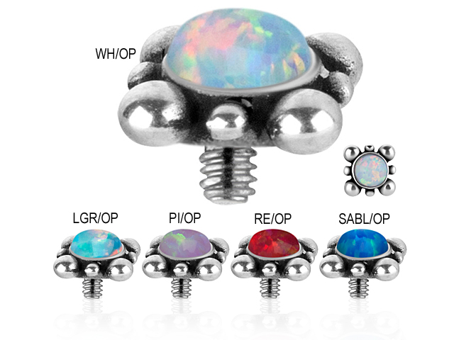 SS316L INTERNAL MICRO ATTACHMENT WITH OPAL