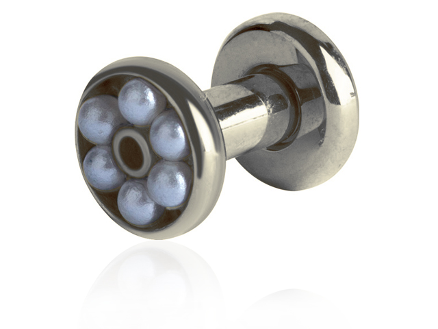 SS316L PEARLS FLESH TUNNELS