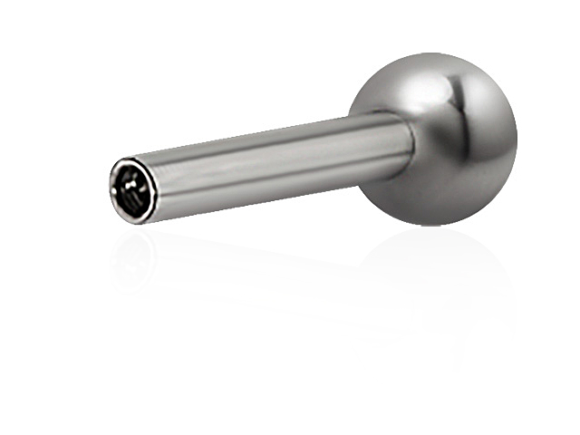 SS316L ONE SIDE INT. THREADED MICRO BARBELLS PINS (0.8mm INT.)