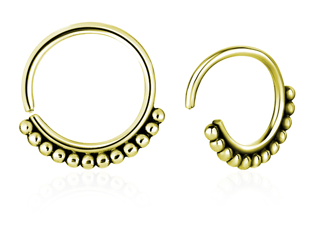 GOLD PVD STEEL CASTING ANNEALED RING